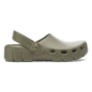NEW BIRKENSTOCK women's birki flow eva clog in khaki